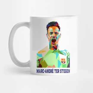 Marc-Andre Ter Stegen Pop Art Mug